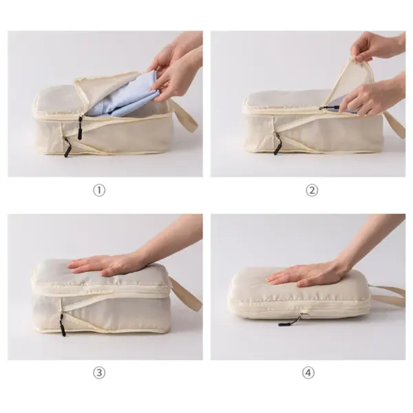 Packing Cubes – Komprimierbare, wasserdichte Reise-Organizer – Bild 9